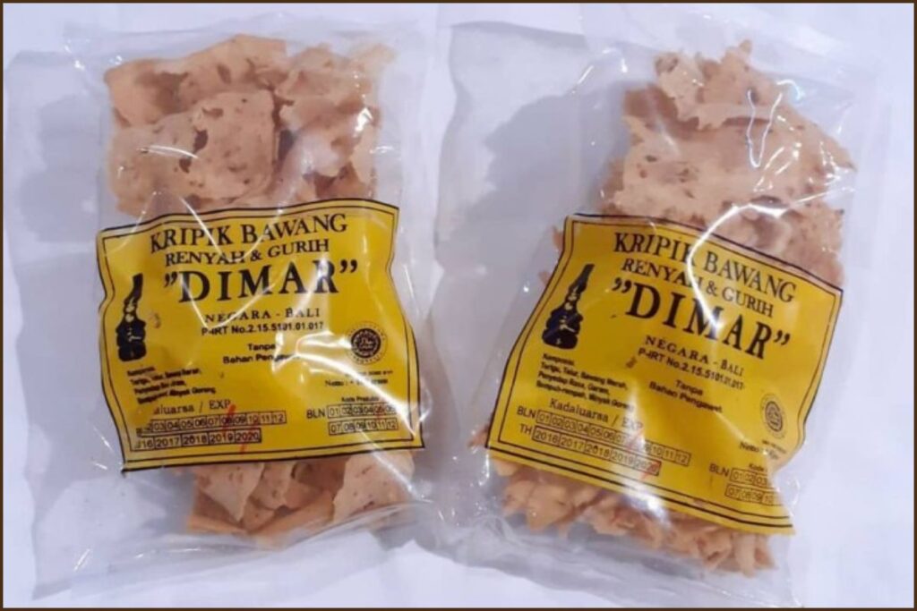 Oleh-oleh khas Bali, keripik bawang putih