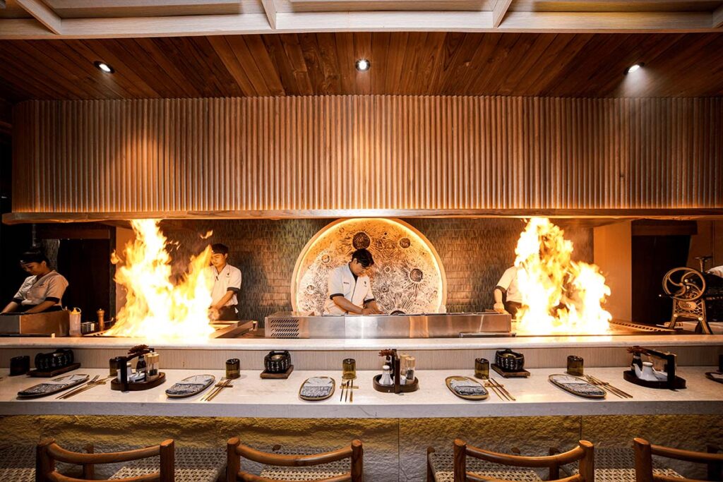 Dinner at Popular Restaurant