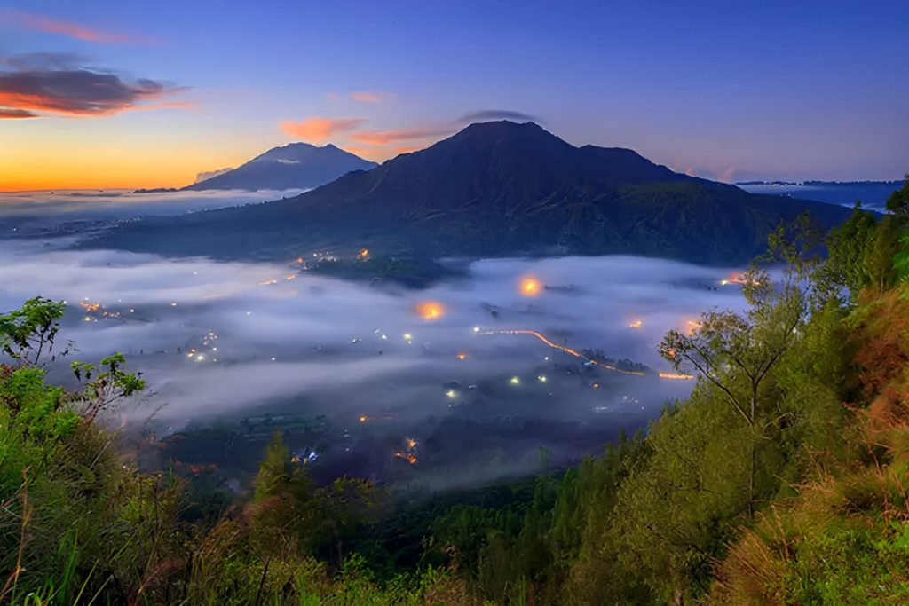 Pinggan Sunrise View Pohon Cinta