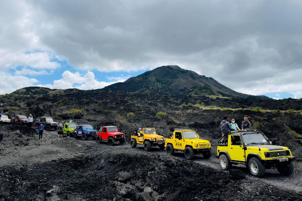 Black Lava of Mount Batur