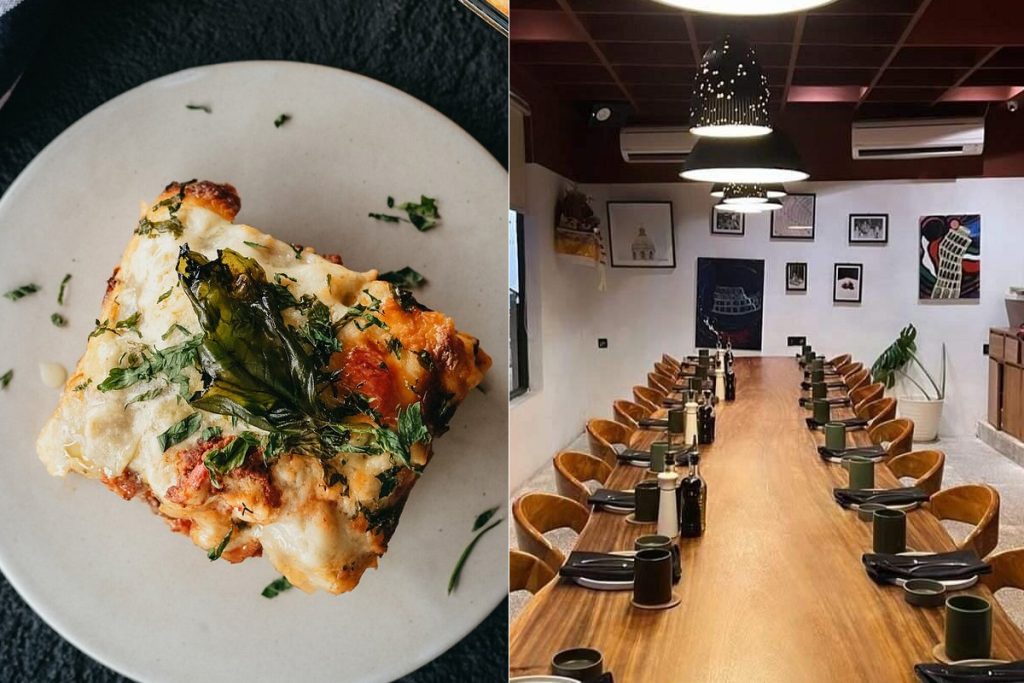 Italian dining in Bali