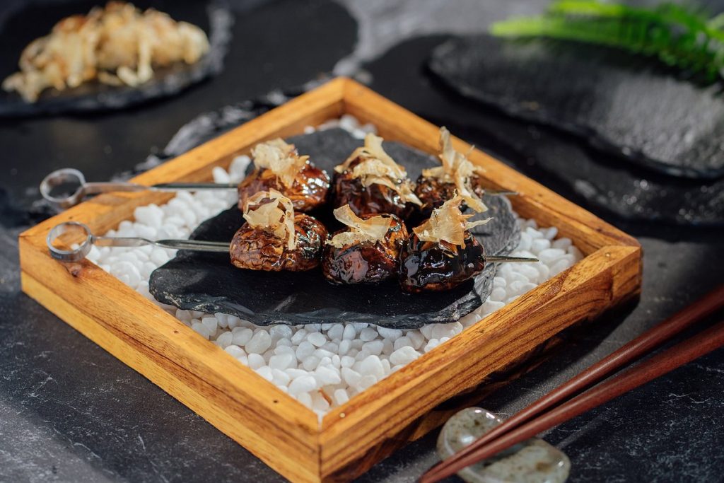 Grilled Shiitake