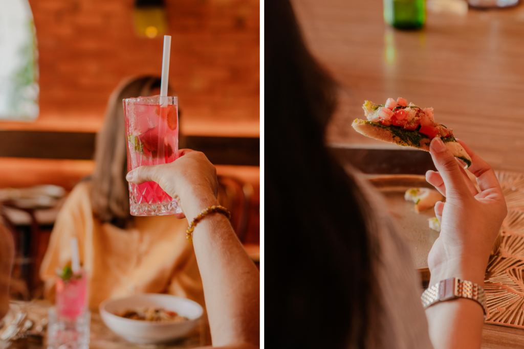 italian dinner at Cantina Classe Canggu