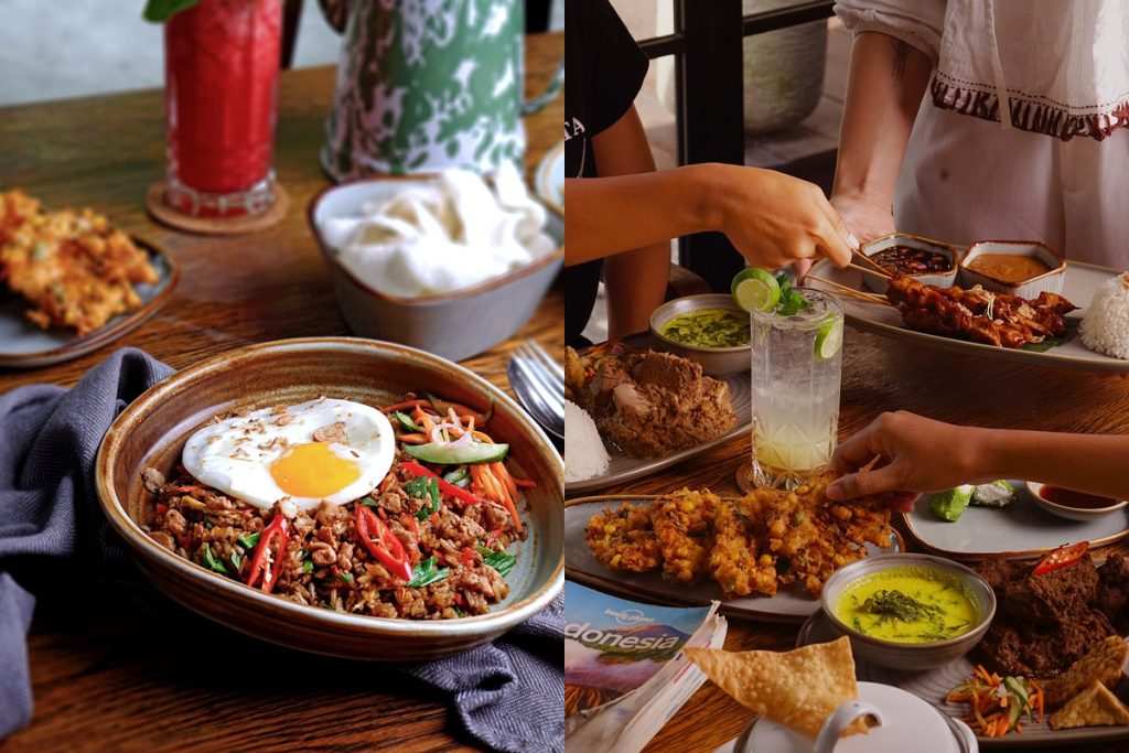 indonesian food menuat Waroeng Bernadette