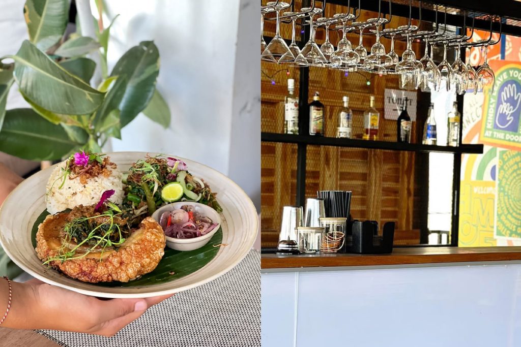 indonesian food at inklusiv warung